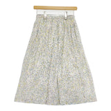 mina perhonen laundry jelly beans ld5012 サイズ38 ギャザー ロングスカート ホワイト レディース ミナペルホネンランドリー【中古】5-0815M♪