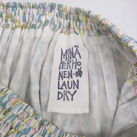 mina perhonen laundry jelly beans ld5012 サイズ38 ギャザー ロングスカート ホワイト レディース ミナペルホネンランドリー【中古】5-0815M♪