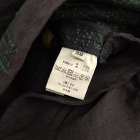 mina perhonen tanpopo ws3486 サイズ38 リネン ノースリーブ ワンピース ネイビー レディース ミナペルホネン【中古】5-0815S♪