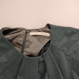 qualite トリコットスェードカットソー 定価20900円 ブラウス シャツ グリーン レディース カリテ【中古】5-1025T∞