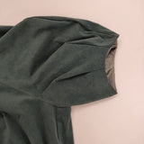 qualite トリコットスェードカットソー 定価20900円 ブラウス シャツ グリーン レディース カリテ【中古】5-1025T∞