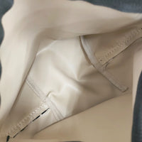 Herve Chapelier ナイロン舟型ショルダーバッグSパンサーブラン 定32780円 2885F ブラック ベージュ レディース エルベシャプリエ【中古】5-0815G♪