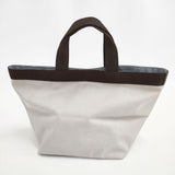 Herve Chapelier 未使用品 コーデュラ舟型トートM 定価38280円 707C トートバッグ マスティック×モカ レディース エルベ・シャプリエ【中古】5-1122G∞