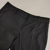 theory luxe TESTRA FORCE センタープレススラックス クロップド パンツ ブラック レディース セオリーリュクス【中古】6-0221M∞