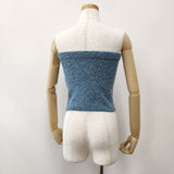 Spick and Span メランジェニットビスチェ 定価11000円 チューブトップ ニット 23SS ブルー レディース スピックアンドスパン【中古】5-1204M∞