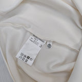 BEARDSLEY プリーツスリーブカットソー ブラウス シャツ アイボリー レディース ビアズリー【中古】5-1126M∞