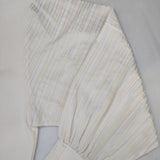 BEARDSLEY プリーツスリーブカットソー ブラウス シャツ アイボリー レディース ビアズリー【中古】5-1126M∞