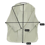 green label relaxing UNITED ARROWS P キーネック スキッパー シャツ ブラウス シャツ ライトグリーン レディース グリーンレーベルリラクシング【中古】5-1204S∞