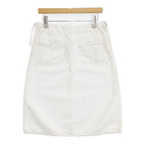 n100 コットンポプリン アーミースカート nf-1002 スカート ホワイト レディース エヌワンハンドレッド【中古】5-1126M∞