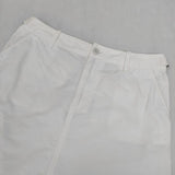 n100 コットンポプリン アーミースカート nf-1002 スカート ホワイト レディース エヌワンハンドレッド【中古】5-1126M∞