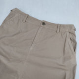 n100 コットンポプリン アーミー スカート ベージュ レディース エヌワンハンドレッド【中古】5-1126M∞