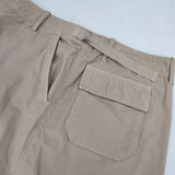 n100 コットンポプリン アーミー スカート ベージュ レディース エヌワンハンドレッド【中古】5-1126M∞