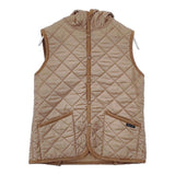 THE SMOCK SHOP キルティング フリース 中綿 ベスト ベージュ レディース ザ スモックショップ【中古】5-1127T∞