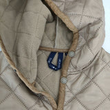 THE SMOCK SHOP キルティング フリース 中綿 ベスト ベージュ レディース ザ スモックショップ【中古】5-1127T∞