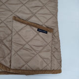 THE SMOCK SHOP キルティング フリース 中綿 ベスト ベージュ レディース ザ スモックショップ【中古】5-1127T∞