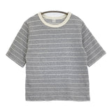 CITEN 4217-699-0031 クリンプボーダーT ハーフスリーブ Ｔシャツ カットソー グレー レディース シテン【中古】5-0819S♪