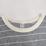 CITEN 4217-699-0031 クリンプボーダーT ハーフスリーブ Ｔシャツ カットソー グレー レディース シテン【中古】5-0819S♪