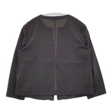 Mackintosh ノーカラー プリーツ ジャケット グレー レディース マッキントッシュ【中古】6-0221M∞
