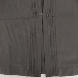Mackintosh ノーカラー プリーツ ジャケット グレー レディース マッキントッシュ【中古】6-0221M∞