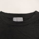 MARGARET HOWELL LINEN JERSEY TOP 578-5168030 定価18700円 カットソー 25SS ブラック レディース マーガレットハウエル【中古】5-0815S♪