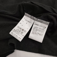 MARGARET HOWELL LINEN JERSEY TOP 578-5168030 定価18700円 カットソー 25SS ブラック レディース マーガレットハウエル【中古】5-0815S♪