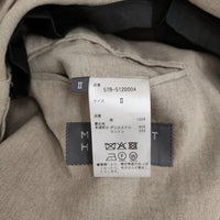 MARGARET HOWELL COMPACT LINEN 578-5120004 定価79200円 テーラードジャケット 25SS ベージュ レディース マーガレットハウエル【中古】5-0815M♪
