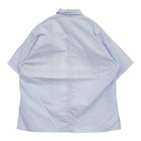 Spick and Span ガーメントダイサファリシャツ 定価12100円 半袖シャツ 24SS ライトブルー レディース スピックアンドスパン【中古】5-0815S♪