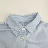 Spick and Span ガーメントダイサファリシャツ 定価12100円 半袖シャツ 24SS ライトブルー レディース スピックアンドスパン【中古】5-0815S♪