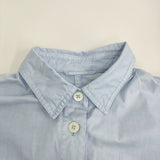 Spick and Span ガーメントダイサファリシャツ 定価12100円 半袖シャツ 24SS ライトブルー レディース スピックアンドスパン【中古】5-0815S♪