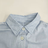 Spick and Span ガーメントダイサファリシャツ 定価12100円 半袖シャツ 24SS ライトブルー レディース スピックアンドスパン【中古】5-0815S♪