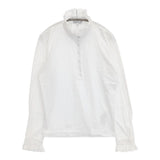 agnes b. フリル カットソー サイズ3 プルオーバー ブラウス シャツ ホワイト レディース アニエスベー【中古】5-1126M∞