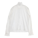 agnes b. フリル カットソー サイズ3 プルオーバー ブラウス シャツ ホワイト レディース アニエスベー【中古】5-1126M∞