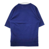 agnes b. homme TS BRANDO ロゴ刺繍 半袖Ｔシャツ カットソー ブルー メンズ アニエスベー【中古】6-0422S∞