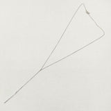 Jouete シルバー925 ロングネックレス スライド バー ネックレス シルバー レディース ジュエッテ【中古】5-1012G∞