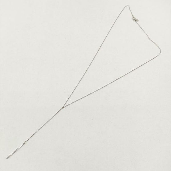 Jouete シルバー925 ロングネックレス スライド バー ネックレス シルバー レディース ジュエッテ【中古】5-1012G∞