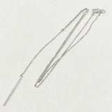Jouete シルバー925 ロングネックレス スライド バー ネックレス シルバー レディース ジュエッテ【中古】5-1012G∞