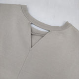 Mila Owen 後開きスウェットトップス ノースリーブ カットソー ベージュ レディース ミラオーウェン【中古】5-1126M∞