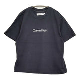 Calvin Klein ショートスリーブリラックスド スタンダードロゴTシャツ 半袖 カットソー ネイビー レディース カルバンクライン【中古】5-0819S♪
