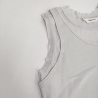 TODAYFUL 2set Highgauge Tanktop ハイゲージタンクトップセット レイヤード 定価14300円 ライトグレー レディース トゥデイフル【中古】5-0819S♪
