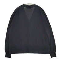 SLOBE IENA アイスコットンVネックカーディガン カーディガン 24SS ブラック レディース スローブイエナ【中古】5-0815M♪