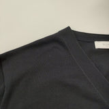 SLOBE IENA アイスコットンVネックカーディガン カーディガン 24SS ブラック レディース スローブイエナ【中古】5-0815M♪