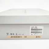 JURGEN LEHL 山羊革ショートブーツ 定価58000円+税 ゴートレザー 23 1/2 ブーツ ブラック レディース ヨーガンレール【中古】5-1009T◎