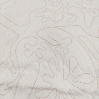 JURGEN LEHL J0102FB833 刺繍 コットン ノースリーブ ブラウス シャツ ホワイト レディース ヨーガンレール【中古】5-0819S♪