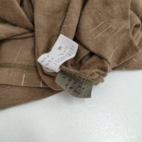 JURGEN LEHL J0162UB551 刺繍 レーヨンコットン カットソー ブラウン レディース ヨーガンレール【中古】5-0822S♪