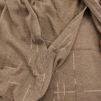 JURGEN LEHL J0162UB551 刺繍 レーヨンコットン カットソー ブラウン レディース ヨーガンレール【中古】5-0822S♪