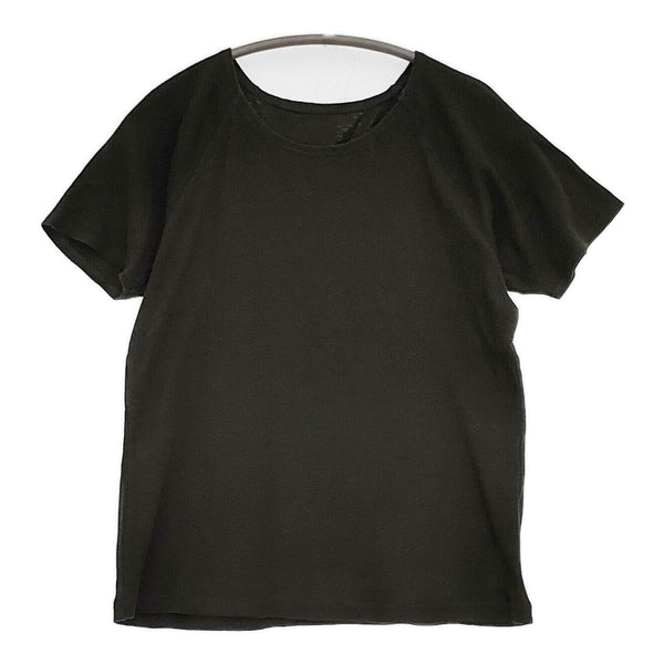 JURGEN LEHL J0104UB561 コットン 無地 ラグラン 半袖Ｔシャツ カットソー カーキ レディース ヨーガンレール【中古】5-0819S♪