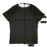 JURGEN LEHL J0104UB561 コットン 無地 ラグラン 半袖Ｔシャツ カットソー カーキ レディース ヨーガンレール【中古】5-0819S♪