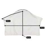 45R/45rpm ギマニットPONCHO 定価19800円 ポンチョ コットン ニット ホワイト レディース フォーティーファイブアールピーエム【中古】5-0819S♪