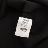PLEATS PLEASE ISSEY MIYAKE A-POC INSIDE 裾ロゴ ハイネック カットソー ブラック レディース プリーツプリーズ【中古】5-0815M♪