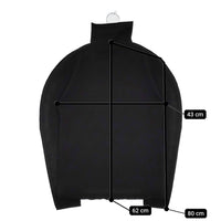 PLEATS PLEASE ISSEY MIYAKE A-POC INSIDE 裾ロゴ ハイネック カットソー ブラック レディース プリーツプリーズ【中古】5-0815M♪